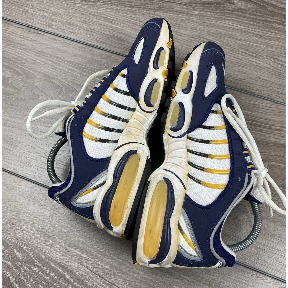 Nike Air Max Men's Vtg Running Shoes Blue Yellow White 605118-181 Y2K 8.5 - Picture 6 of 11
